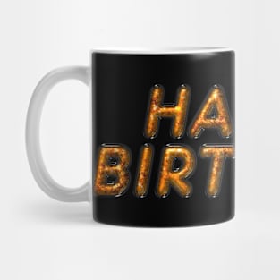 Happy Birthday - Gold Mug